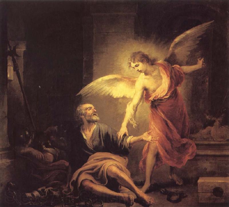 Bartolome Esteban Murillo The Liberation of The Apostle peter from the Dungeon Norge oil painting art
